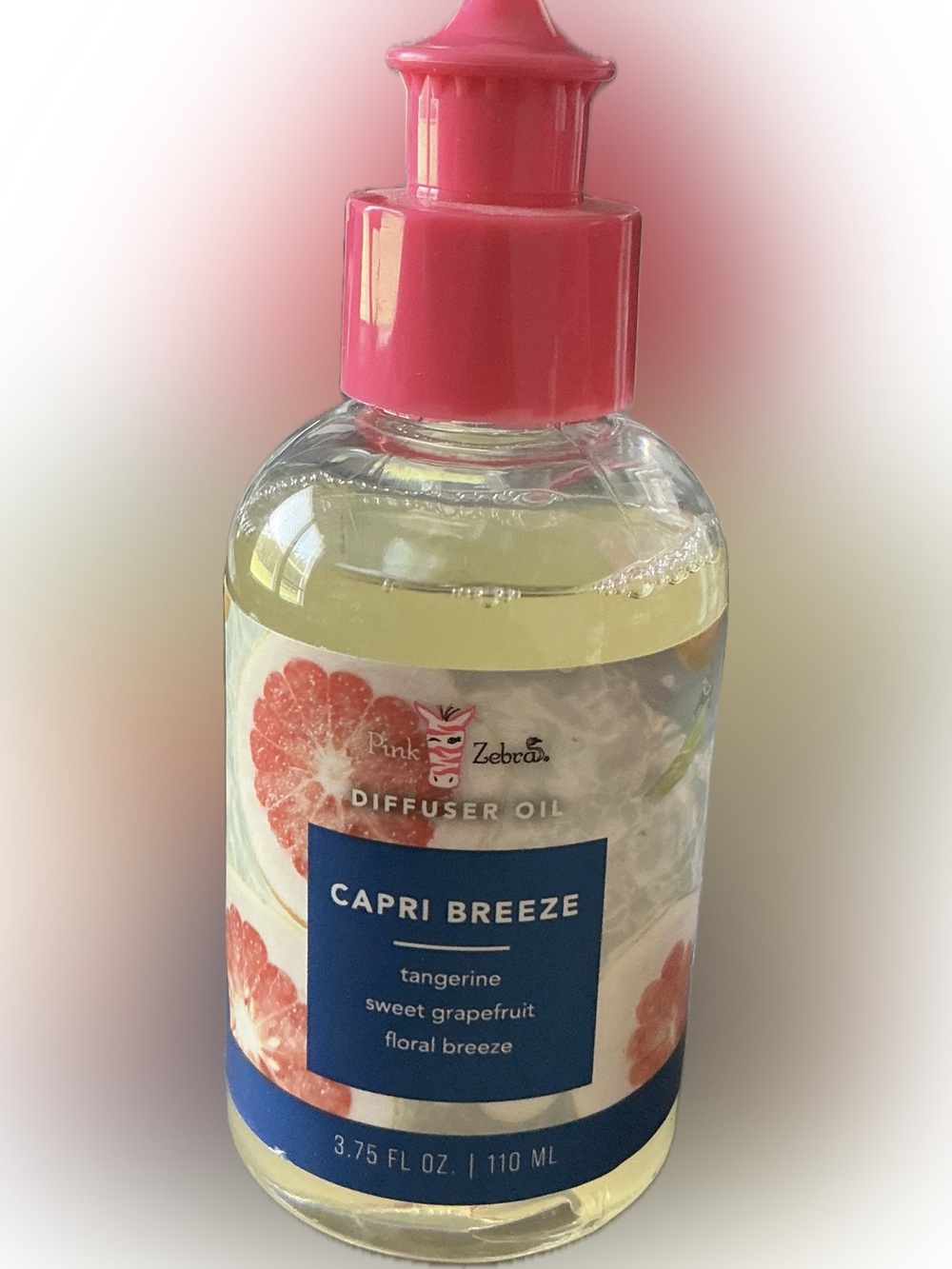 Capri Breeze Pink Zebra Diffuser Oil